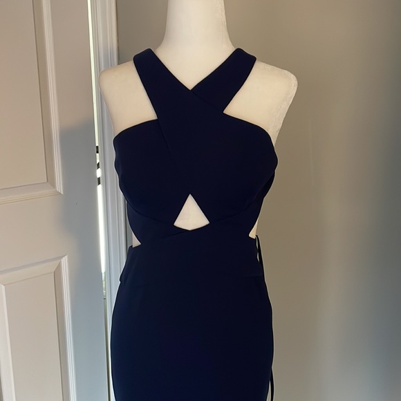 BCBG DARK NAVY GOWN - Picture 3 of 10